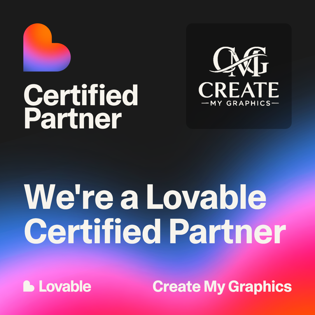 Create My Graphics is a Lovable Certified Partner