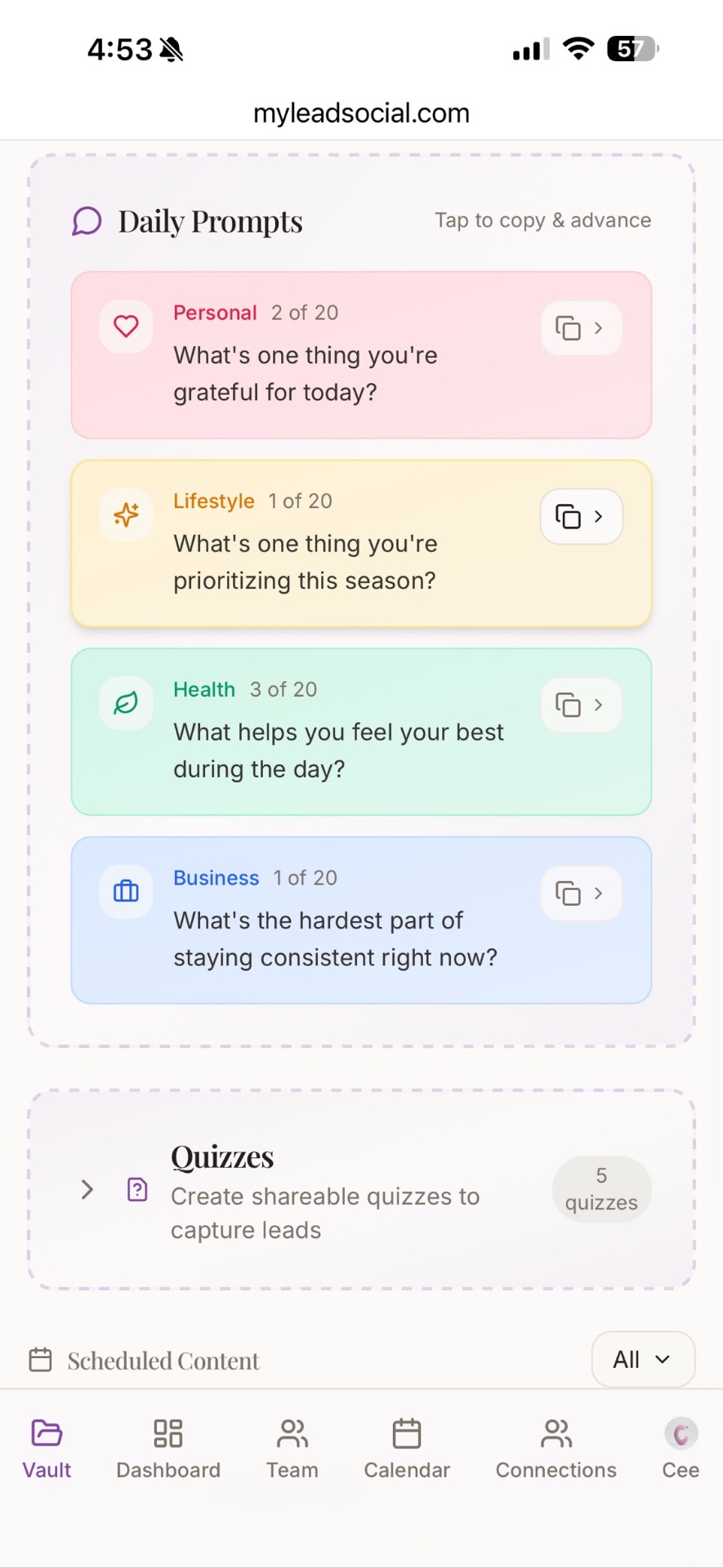 Daily Prompts