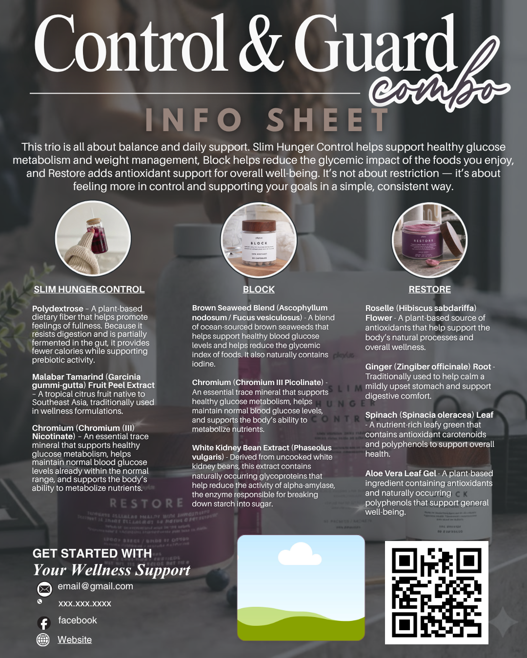 Combo info sheet 1