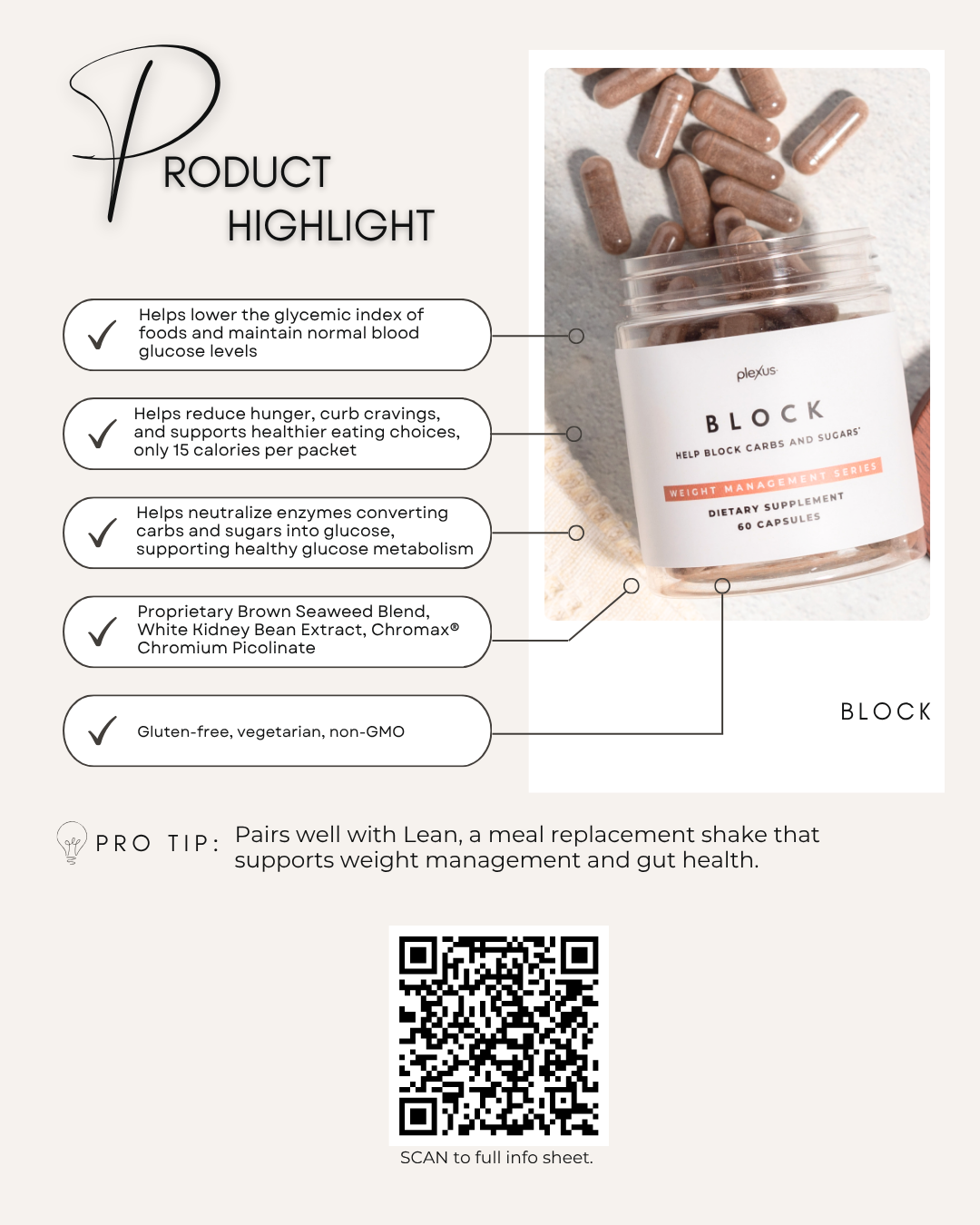 Product highlight sheet 3